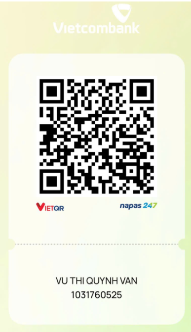 QR thanh toán Vietcombank